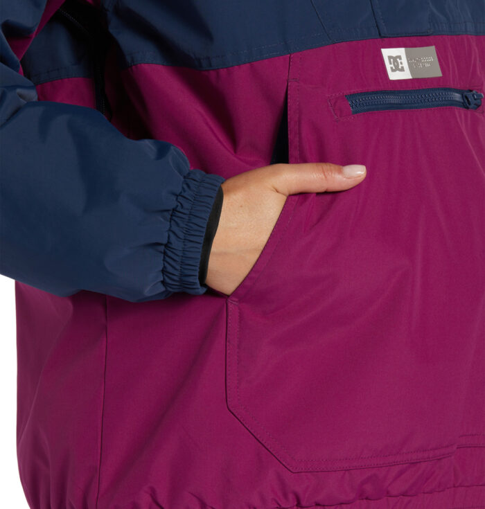 DC CHALET ANORAK WOMEN SNOW JACKET DRESS BLUES - Image 8