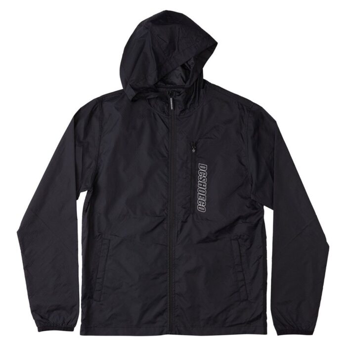 DC DAGUP PACK WATER RESISTANT WINDBREAKER BLACK - Image 3