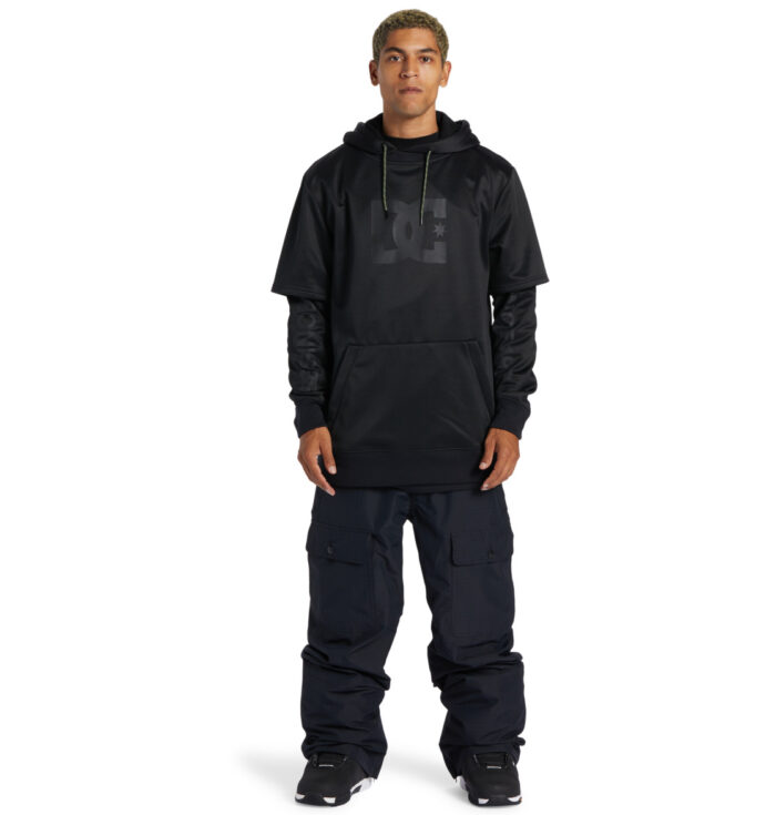 DC DRYDEN SNOW HOODIE BLACK - Image 6