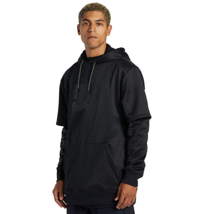DC DRYDEN SNOW HOODIE BLACK - Image 3