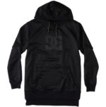 DC DRYDEN SNOW HOODIE BLACK - Image 4
