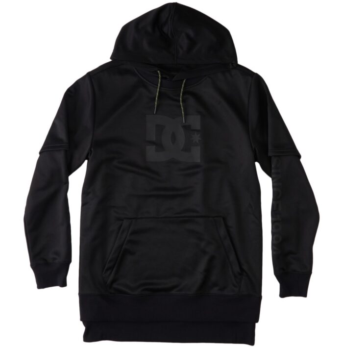 DC DRYDEN SNOW HOODIE BLACK - Image 4