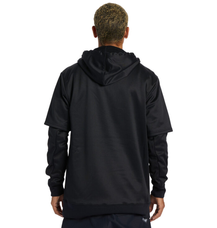 DC DRYDEN SNOW HOODIE BLACK - Image 2