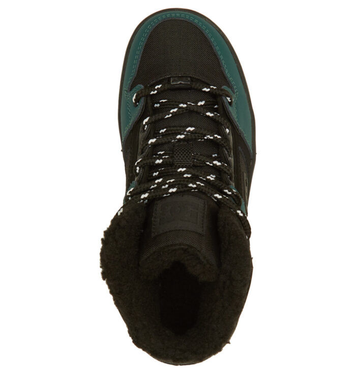 DC KIDS PURE HIGH TOP WNT BOOTS DARK GREEN - Image 4