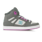DC KIDS REBOUND WNT SHOES GREY BLUE BLUE