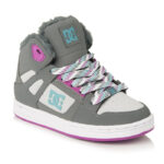 DC KIDS REBOUND WNT SHOES GREY BLUE BLUE - Image 2