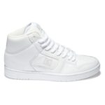 DC MANTECA 4 HIGH TOP SHOES WHITE WHITE BATTLESHIP