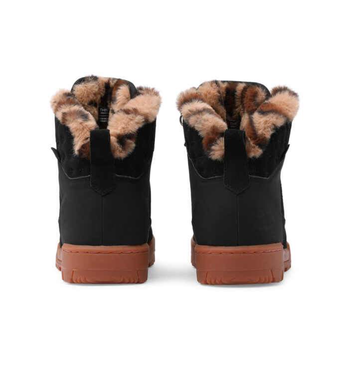 DC MANTECA 4 WOMEN BOOTS DK CHOCOLATE LEOPARD - Image 5