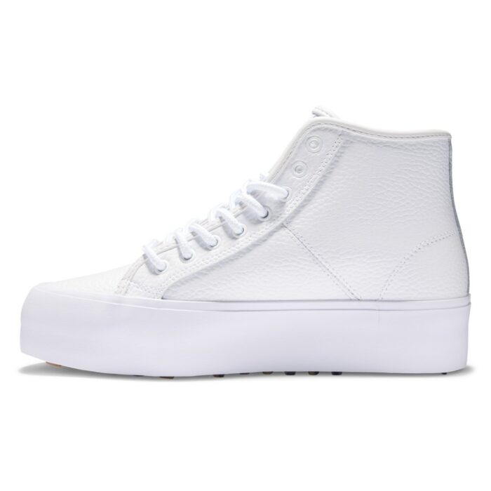 DC MANUAL HI WNT HIGH TOP SHOES WHITE WHITE - Image 3
