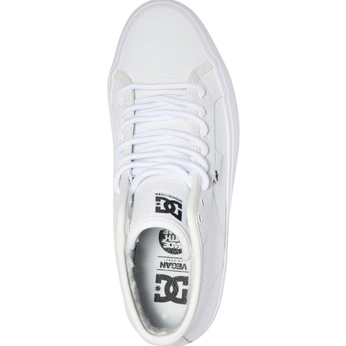 DC MANUAL HI WNT HIGH TOP SHOES WHITE WHITE - Image 4