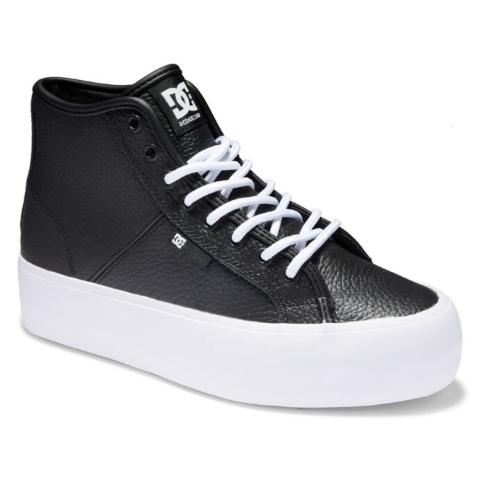 DC MANUAL HI WNT HIGH TOP SHOES BLACK WHITE - Image 2