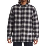 DC MAYHEM SHIRT BLACK SHADOW PLAID - Image 4