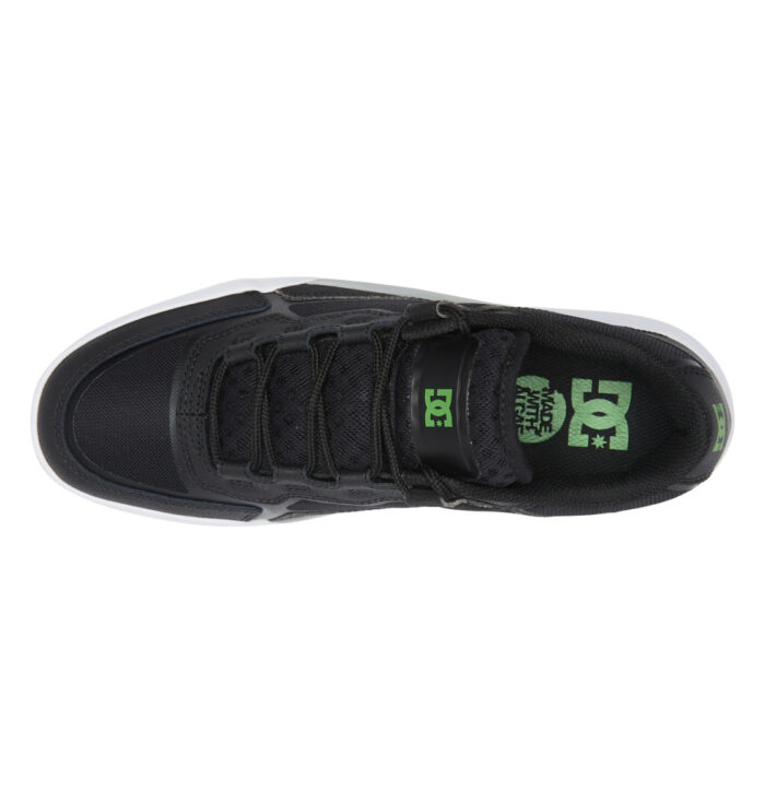 DC METRIC SHOES BLACK GREY GREEN - Image 4