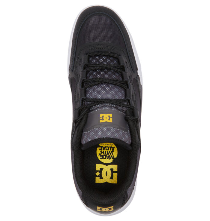 DC METRIC SHOES BLACK GREY YELLOW - Image 4