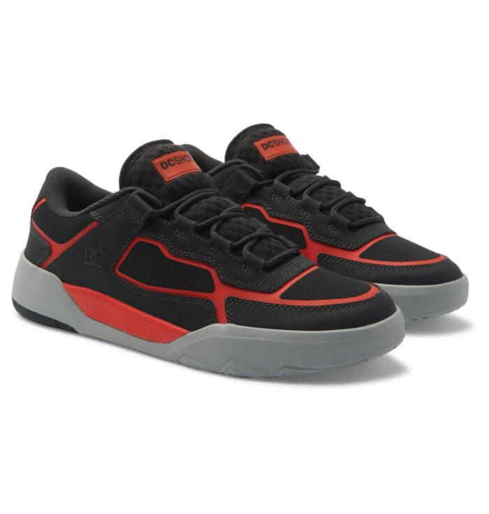 DC METRIC SHOES DARK GREY ORANGE - Image 3