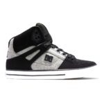 DC PURE HIGH TOP WC SHOES BLACK BATTLESHIP ARMOR