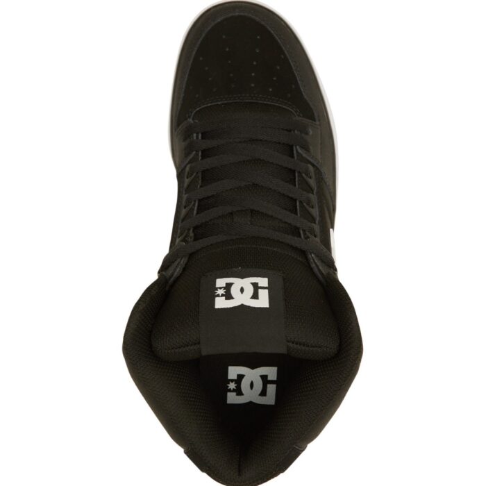 DC PURE HIGH TOP WC SHOES BLACK BLACK WHITE - Image 4