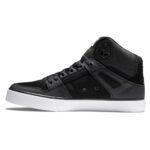 DC PURE HIGH TOP WC SHOES BLACK BLACK WHITE - Image 2