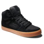 DC PURE HIGH TOP WC SHOES BLACK GUM - Image 2