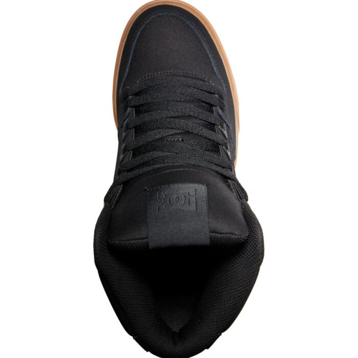 DC PURE HIGH TOP WC SHOES BLACK GUM - Image 4
