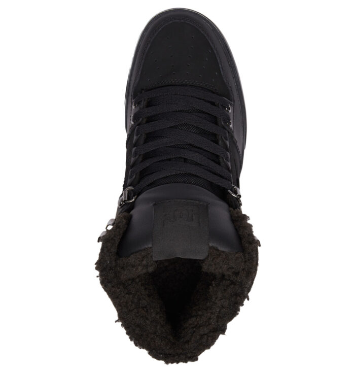 DC PURE HIGH TOP WC WNT SHOES BLACK BLACK BLACK - Image 4