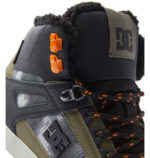 DC PURE HIGH TOP WC WNT SHOES BLACK GREEN PRINT - Image 6