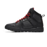 DC PURE HIGH TOP WR BOOTS BLACK GREY RED - Image 2