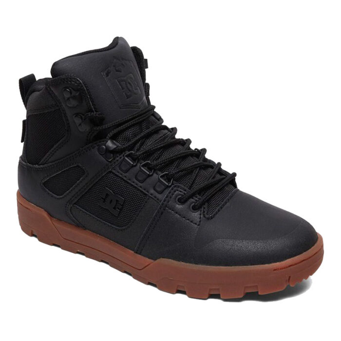 DC PURE HIGH TOP WR BOOTS BLACK GUM - Image 5