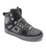 DC PURE HIGH TOP WR BOOTS BLACK GREY BLACK - Image 3