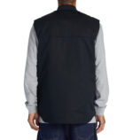 DC RANSACK WORKWEAR VEST JACKET BLACK - Image 2