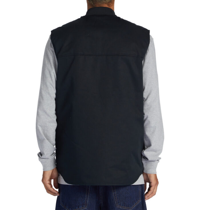 DC RANSACK WORKWEAR VEST JACKET BLACK - Image 2
