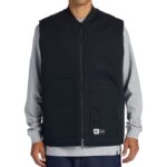 DC RANSACK WORKWEAR VEST JACKET BLACK