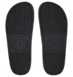 DC SLIDE PLATFORM SANDALS BLACK BLACK WHITE - Image 4