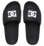 DC SLIDE PLATFORM SANDALS BLACK BLACK WHITE - Image 2
