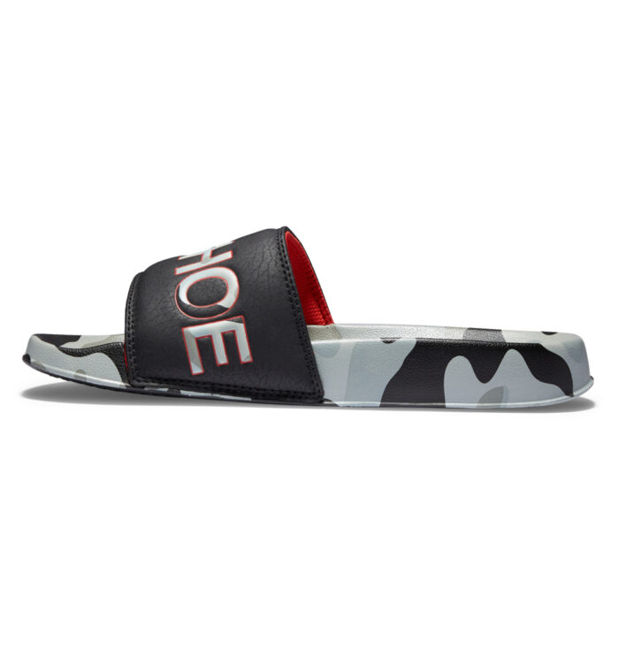 DC SLIDE SANDALS ASTRO CAMO BLACK - Image 4