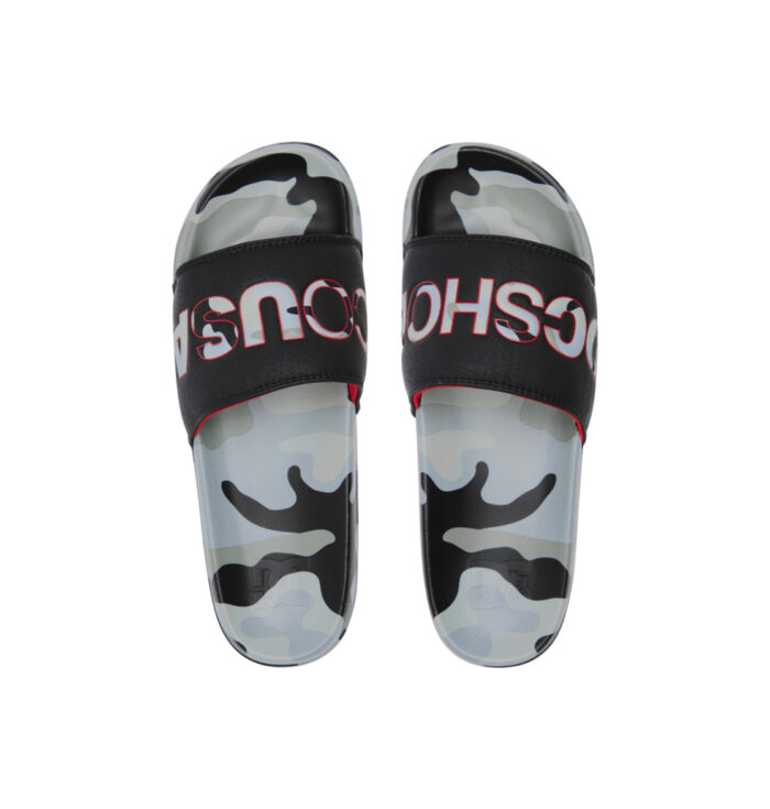 DC SLIDE SANDALS ASTRO CAMO BLACK - Image 3