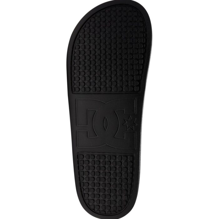 DC SLIDES SANDALS BLACK CRAZY PINK - Image 3