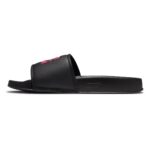 DC SLIDES SANDALS BLACK CRAZY PINK - Image 5