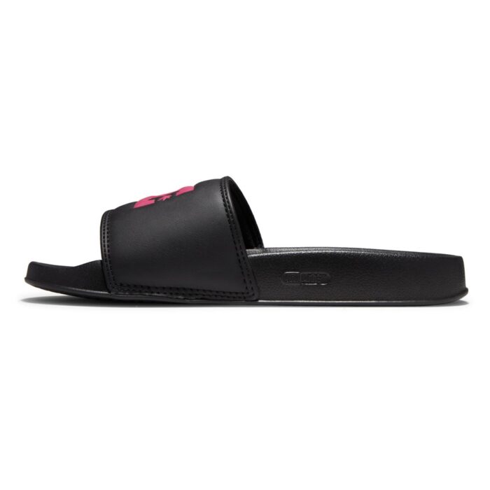 DC SLIDES SANDALS BLACK CRAZY PINK - Image 5