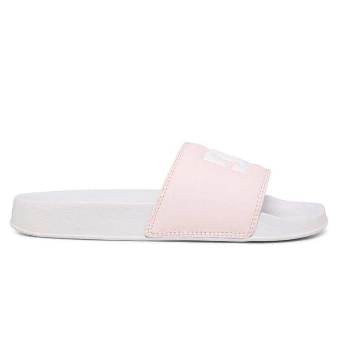 DC SLIDES SANDALS WHITE PINK - Image 2