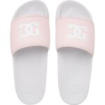 DC SLIDES SANDALS WHITE PINK - Image 3