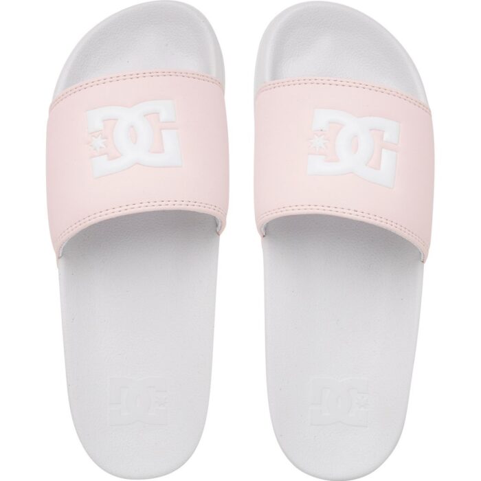 DC SLIDES SANDALS WHITE PINK - Image 3
