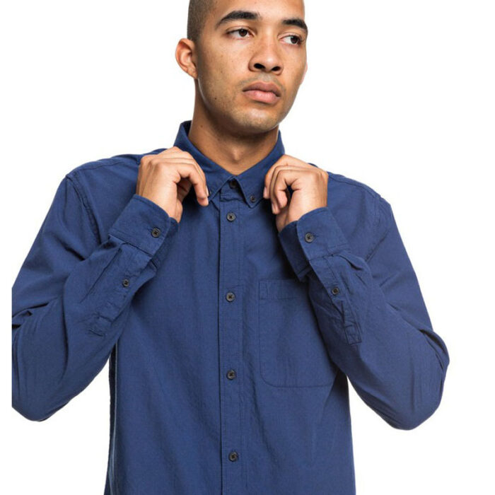 DC SMALL MARK LONG SLEEVE SHIRT NAUTICAL BLUE - Image 5