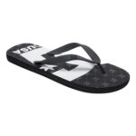 DC SPRAY GRAFFIK SANDALS BLACK GUNMETAL WHITE
