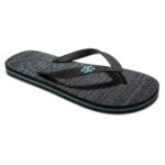 DC SPRAY SANDALS BLACK AQUA