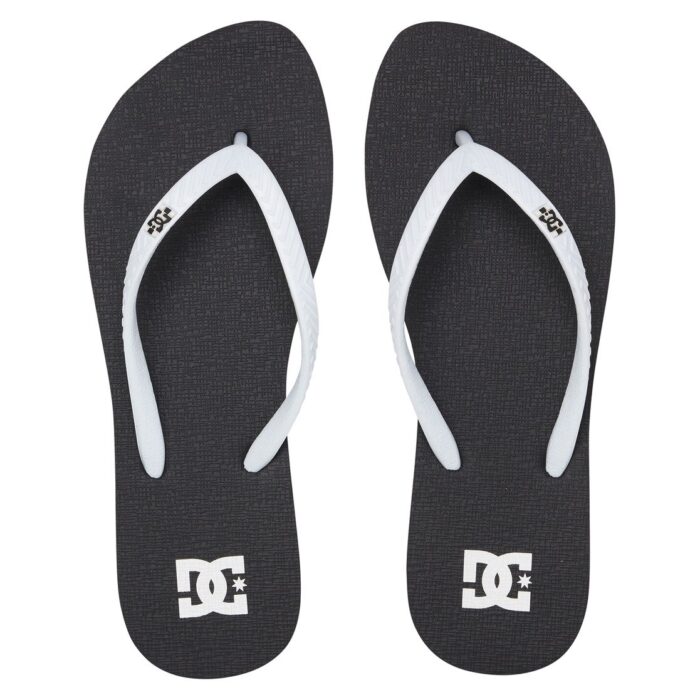 DC SPRAY SANDALS BLACK WHITE - Image 3