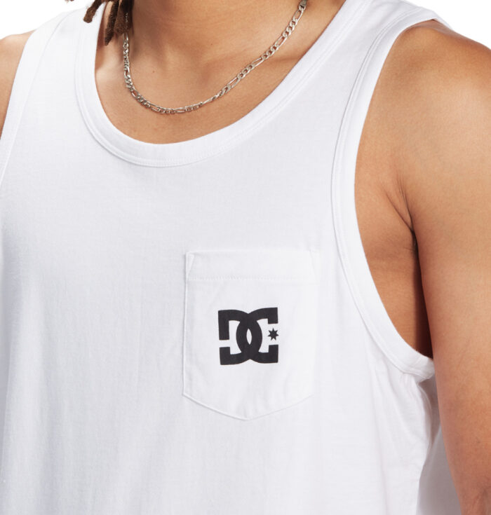 DC STAR POCKET VEST WHITE - Image 3