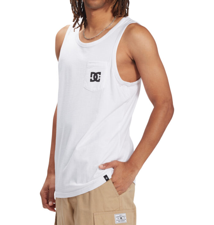 DC STAR POCKET VEST WHITE - Image 6