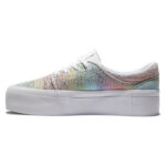 DC TRASE PLATFORM SHOES WHITE RAINBOW - Image 3
