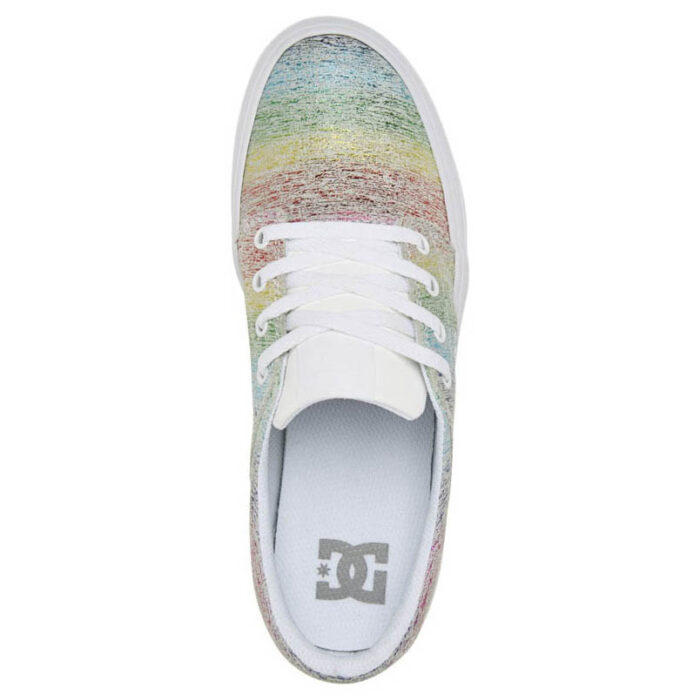 DC TRASE PLATFORM SHOES WHITE RAINBOW - Image 4